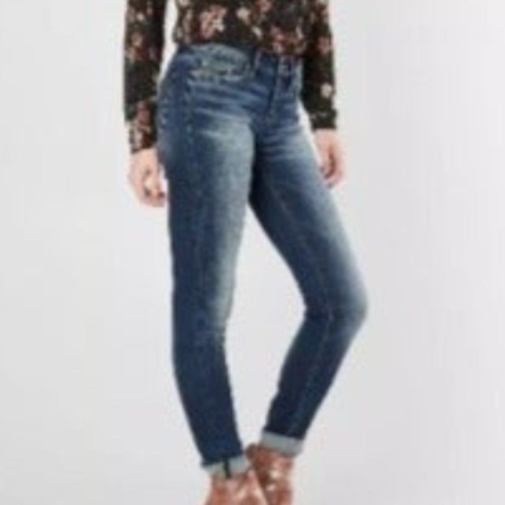 Buckle Black Womens Fit No. 53 Skinny Stretch Jeans 4 27 Waist Hemmed Petite
